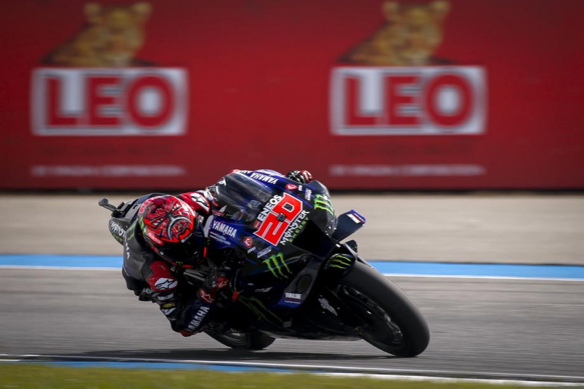 Močno deževje nagaja dirki v motoGP na Tajskem