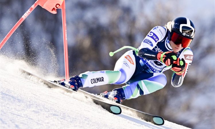 Ilka Štuhec najhitrejša na treningu smuka