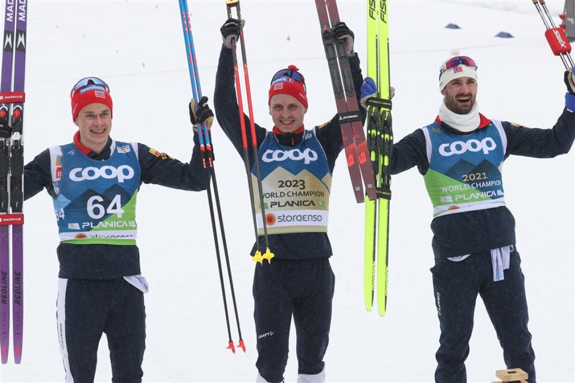 Trojna norveška zmaga na 15 km, zlato Krügerju