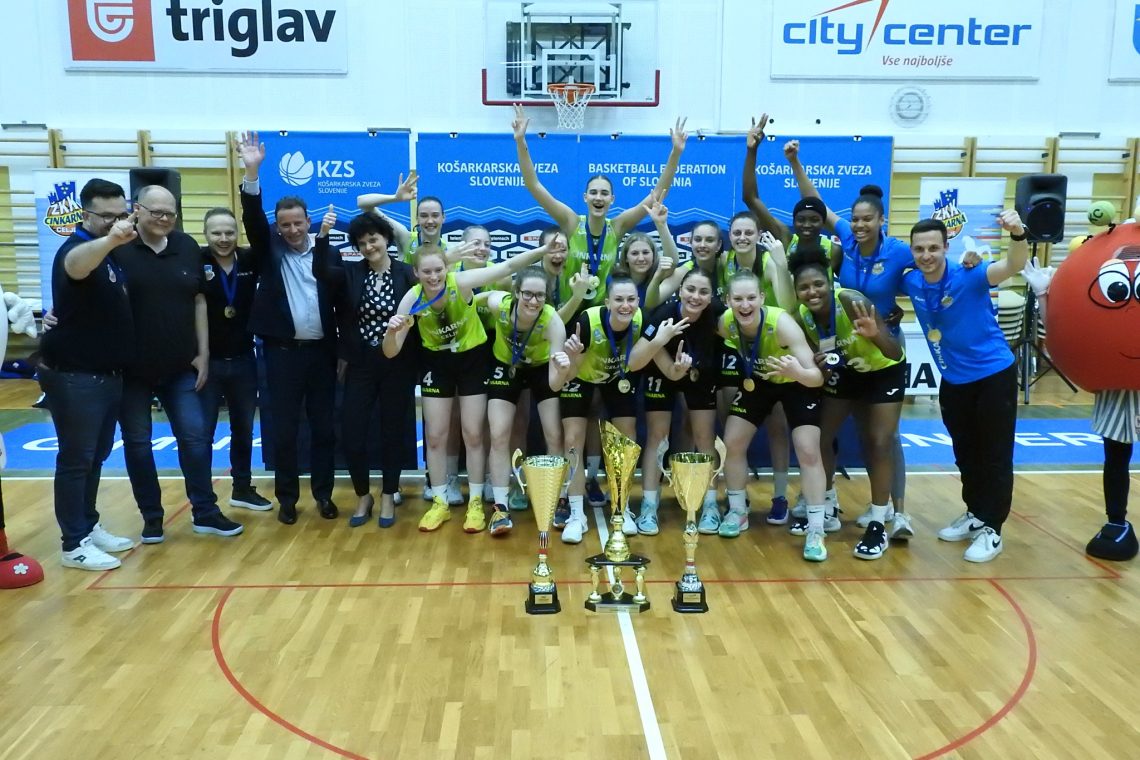 Košarkarice Cinkarne Celje prve finalistke pokala Slovenije