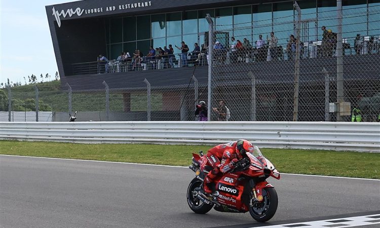 Sobotno sprintersko preizkušnjo dobil Francesco Bagnaia