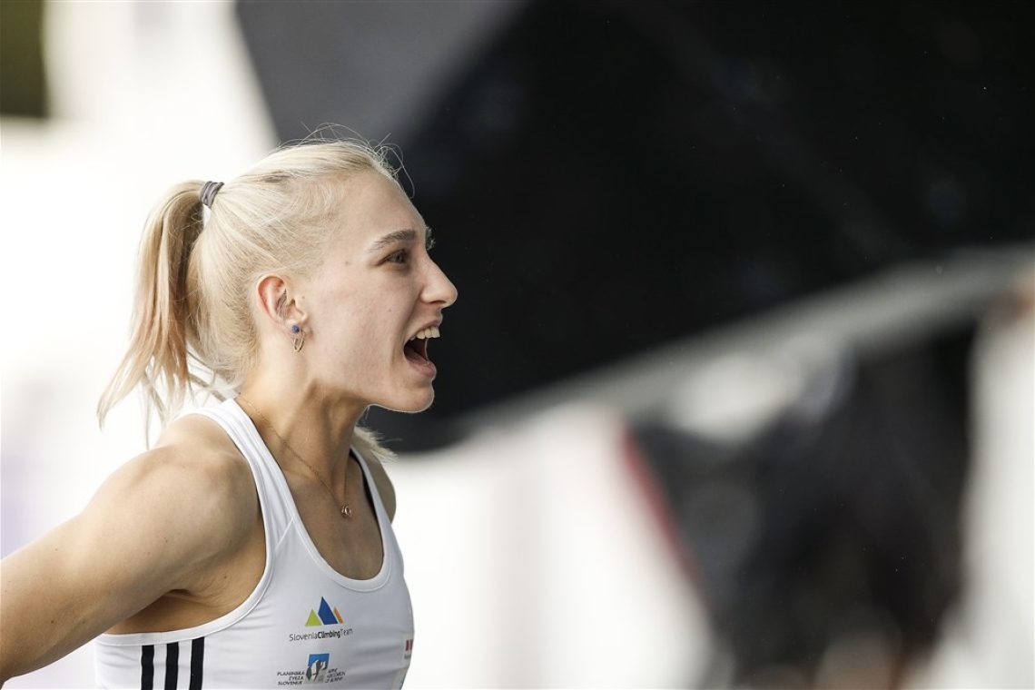 Janja Garnbret na vrh kvalifikacij