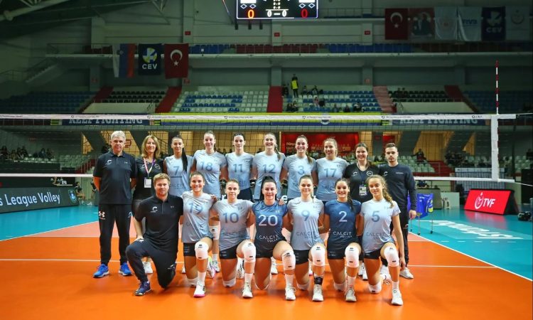 Kamniške odbojkarice v Tivoliju izgubile proti Lodžu