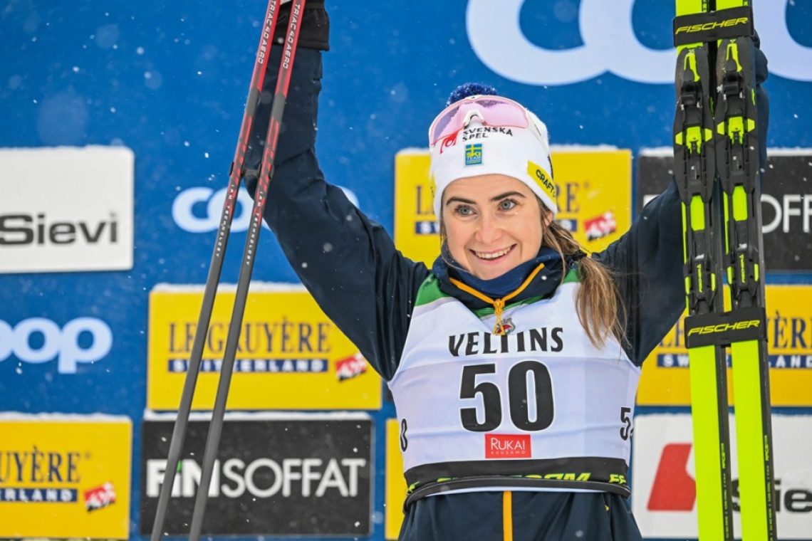 Ebbi Andersson ženska preizkušnja na 10 km v Ruki