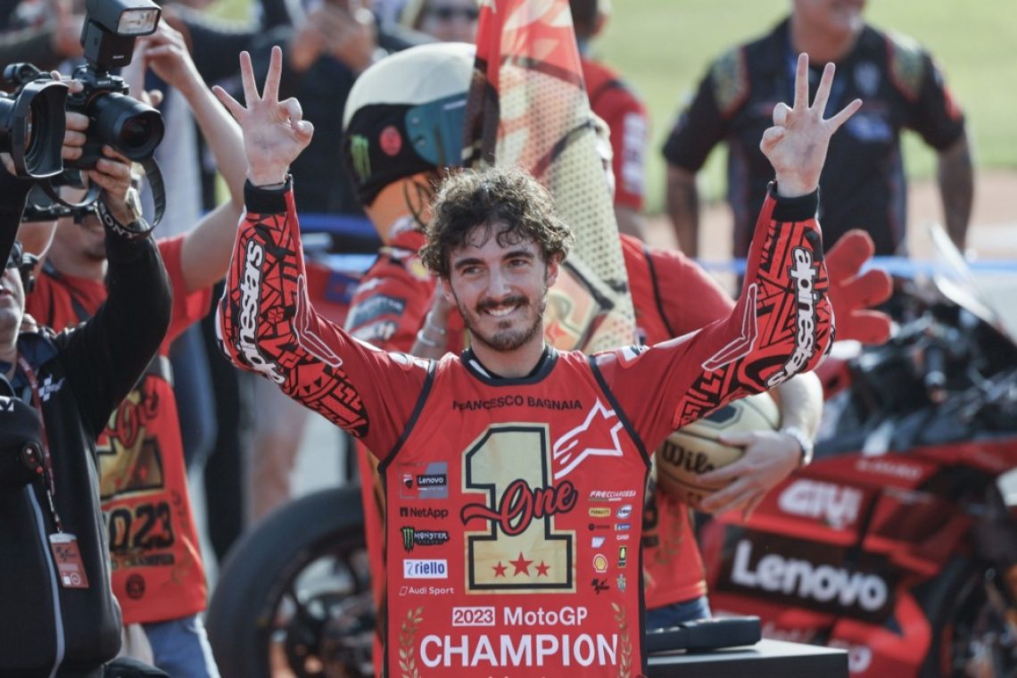 Bagnaia v Valenciji slavil zmago in naslov svetovnega prvaka