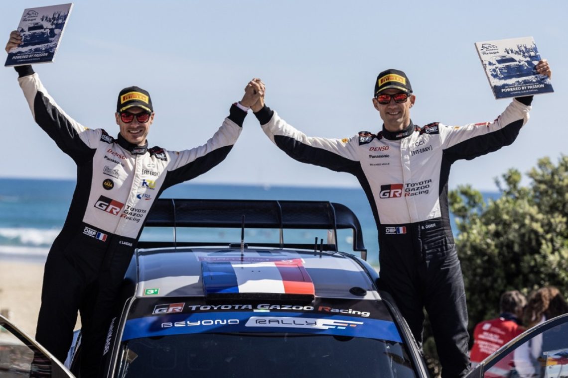 Ogier in njegov sovoznik v bolnišnici po nesreči na Poljskem