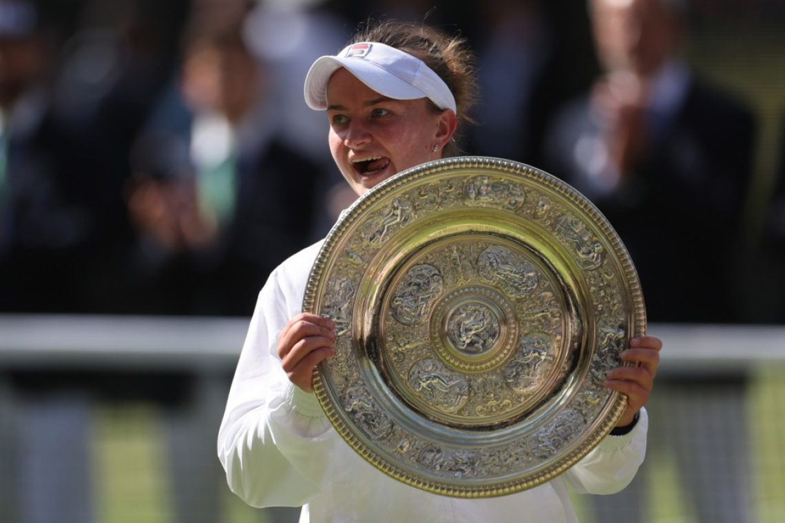 Čehinja Barbora Krejčikova zmagovalka teniškega turnirja v Wimbledonu