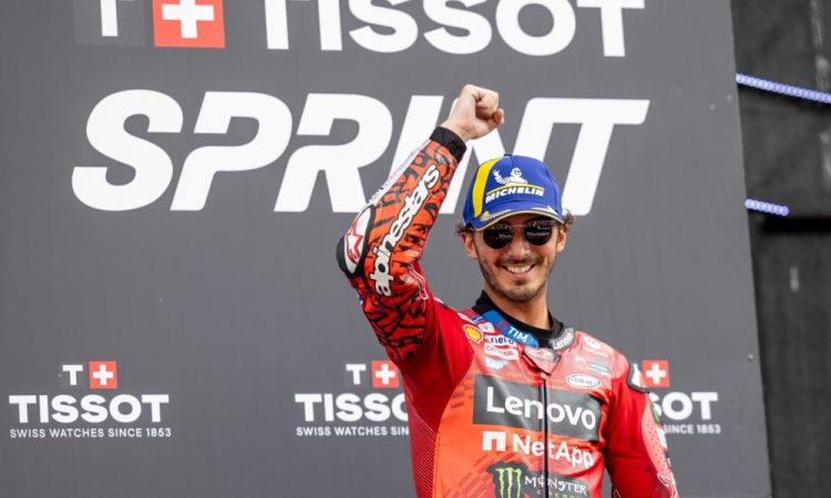 Bagnaia zmagal na sprintu v Spielbergu in ujel Martina v SP