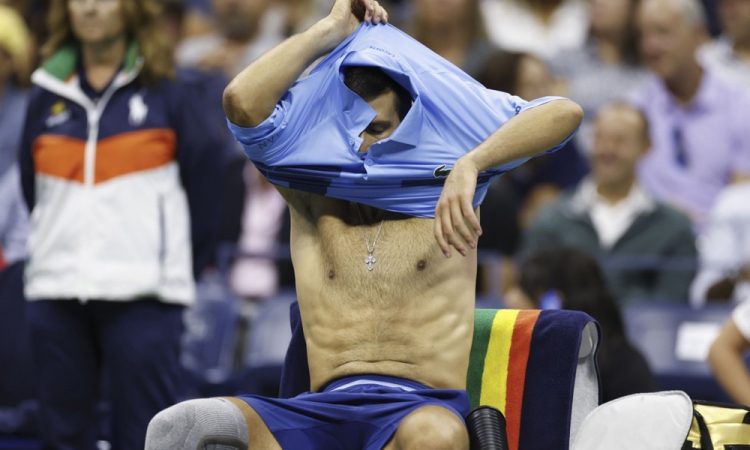 Po Alcarazu izpadel še Đoković