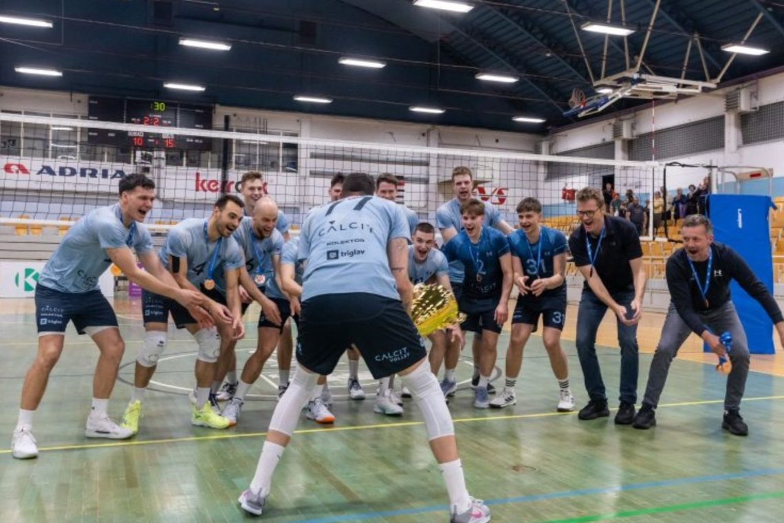 Calcit Volley tretji v moškem državnem prvenstvu