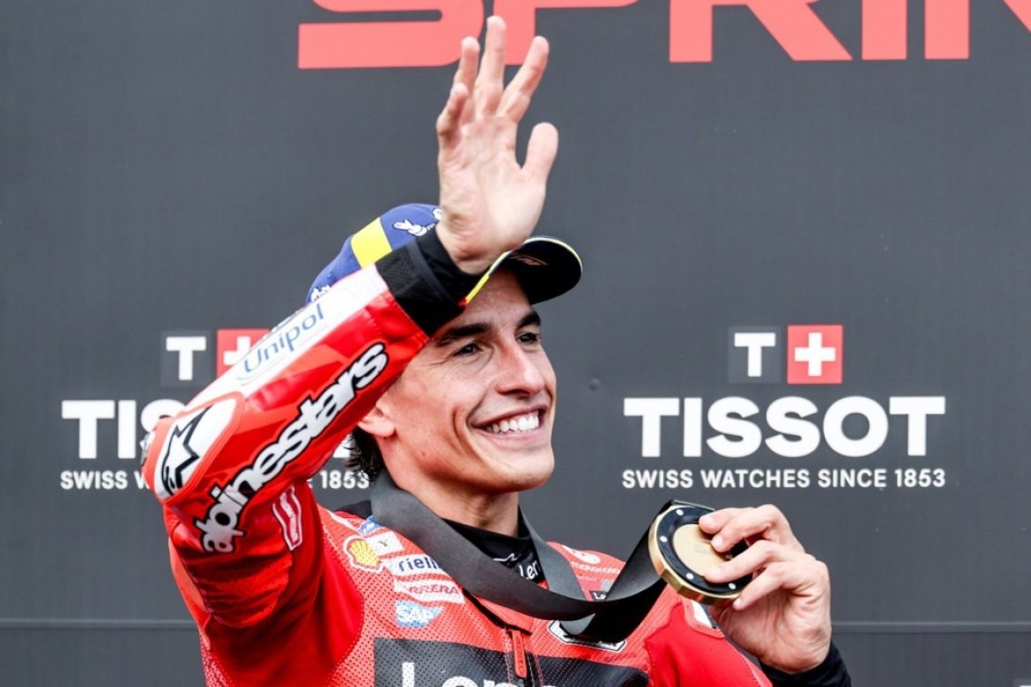 Marc Marquez zmagovalec sprinta v Brnu, Martin 11.