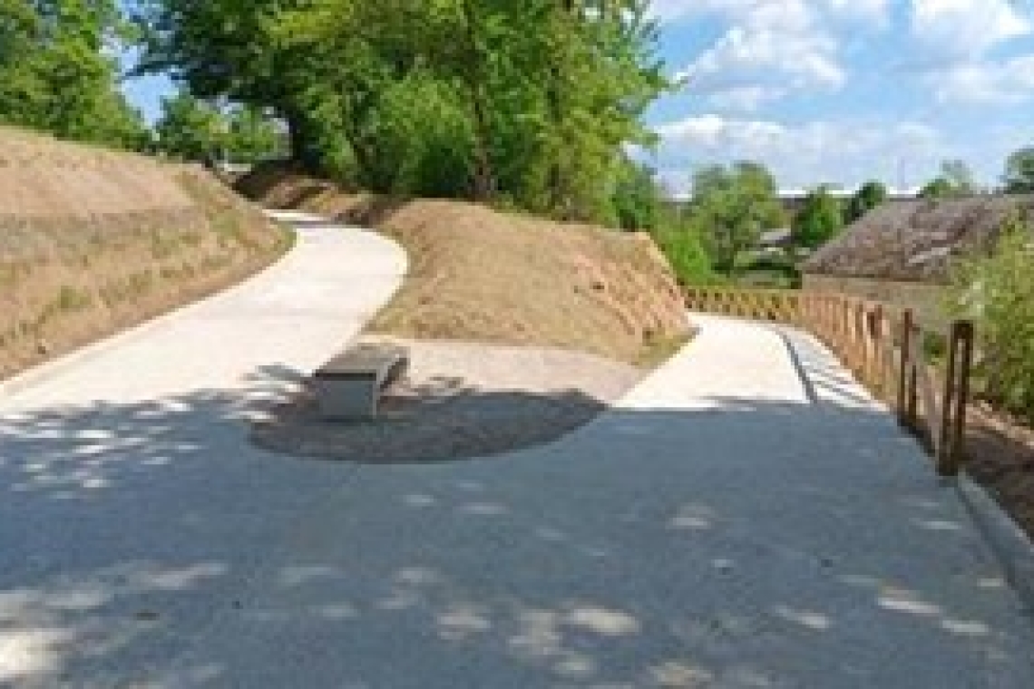 Nova klančina na Poti spominov in tovarištva pri Grbi