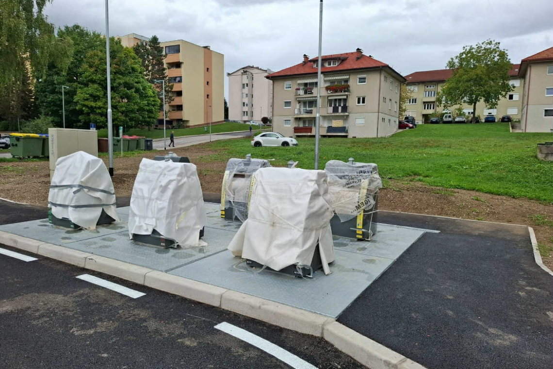 Na Jenkovi cesti v Velenju odpirajo šesto podzemno zbiralnico odpadkov