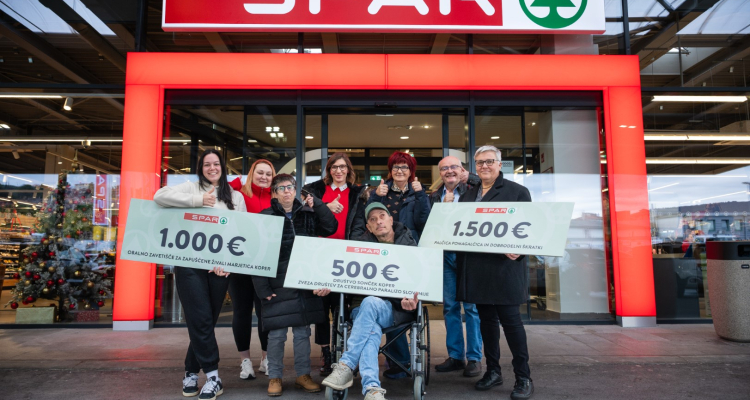 SPAR ob odprtju prenovljene trgovine v Semedeli podprl lokalna društva