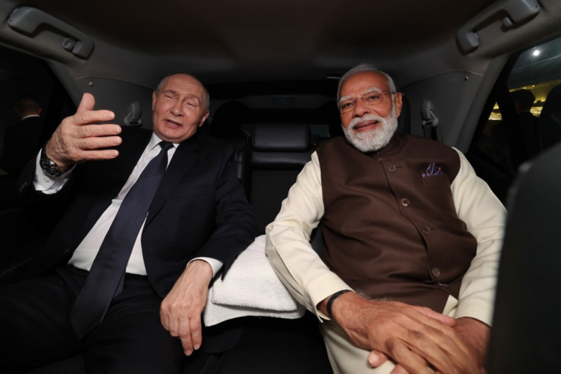 Putin na obisku v Indiji, v ospredju obramba in trgovina