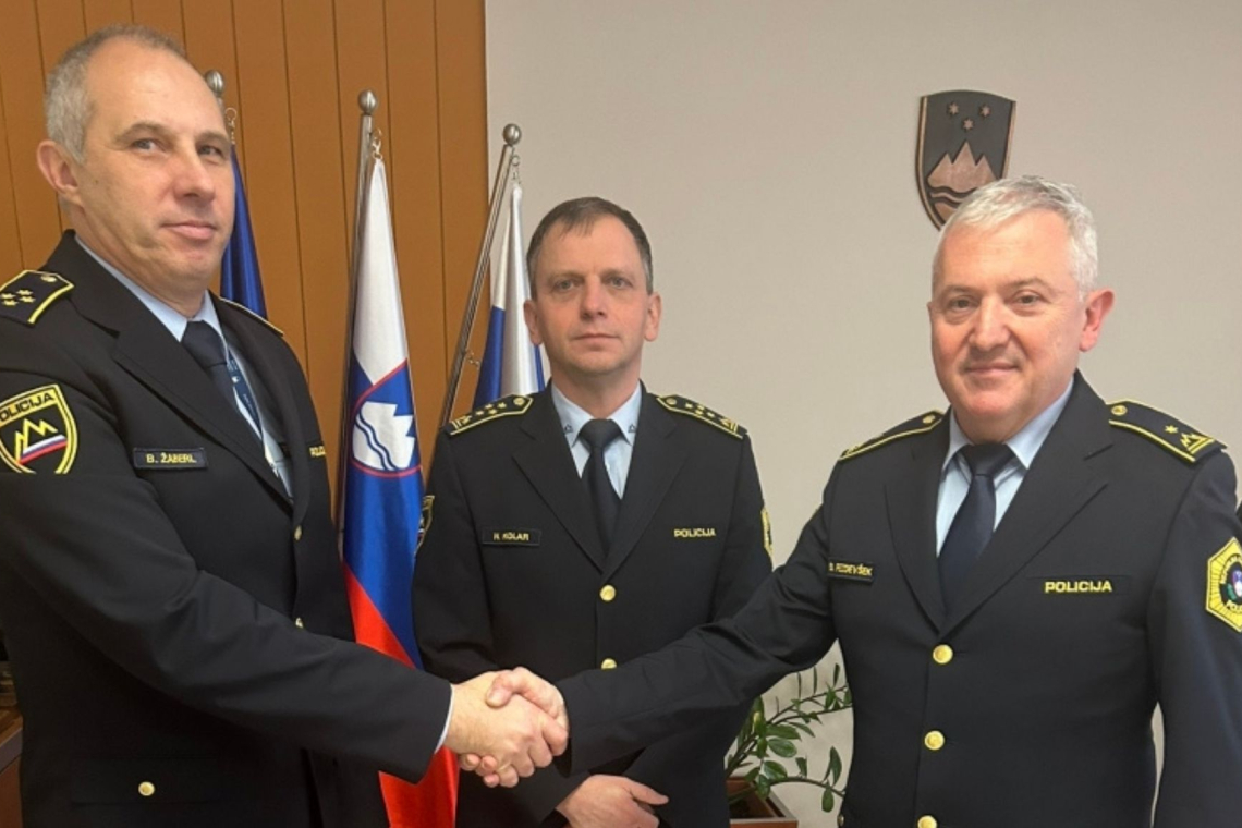 Operativno komunikacijski center PU Celje z novim vodstvom