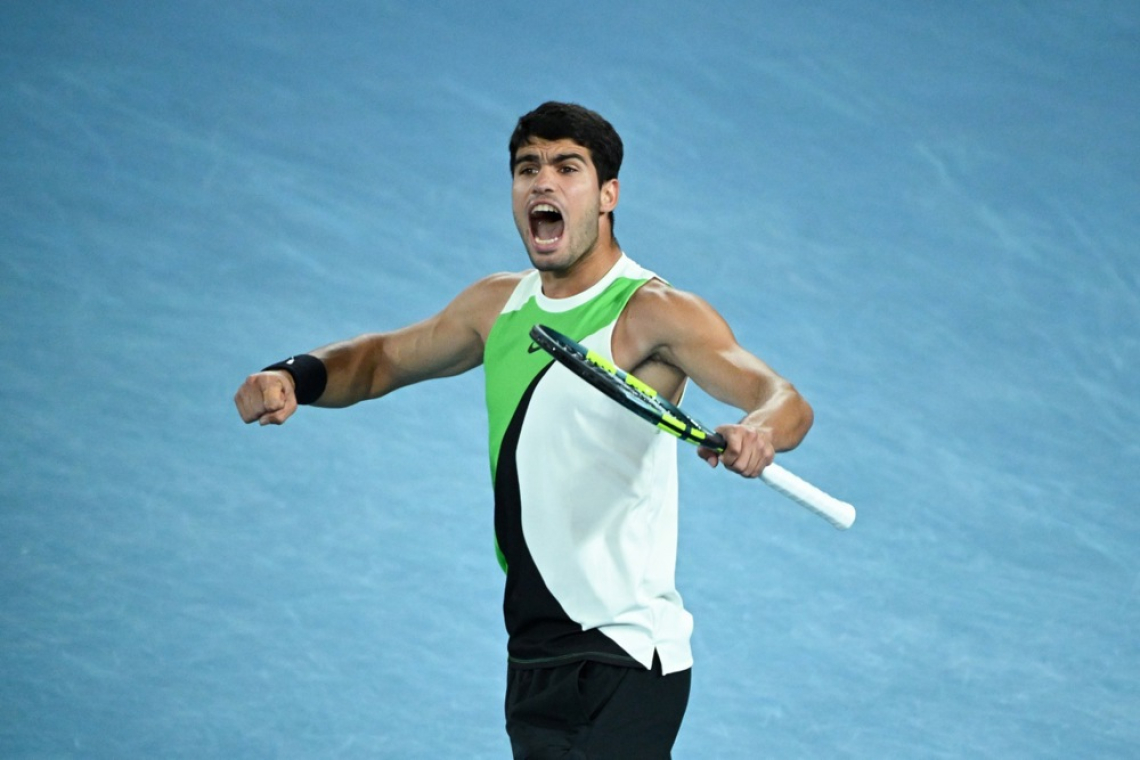 Alcaraz premagal Đokovića za prvo slavje v Melbournu, zdaj ima zmage na vseh turnirjih za grand slam 