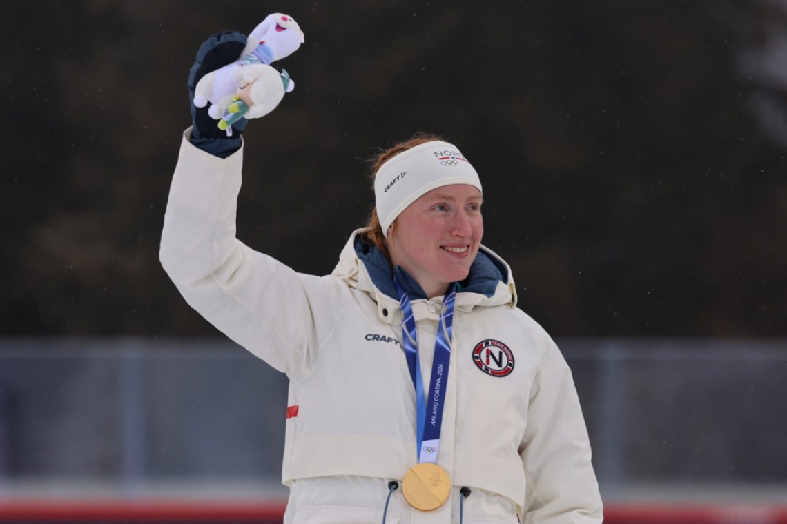 V sprintu zlata kolajna Maren Kirkeeide, Lena Repinc 21.