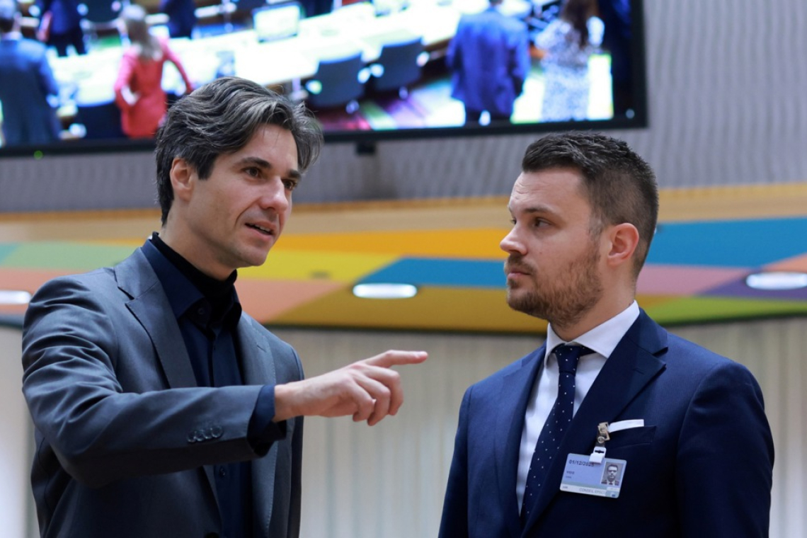 Luka Mesec in Urška Zgojznik poudarila vlogo Levice in Vesne pri oblikovanju levosredinske vlade