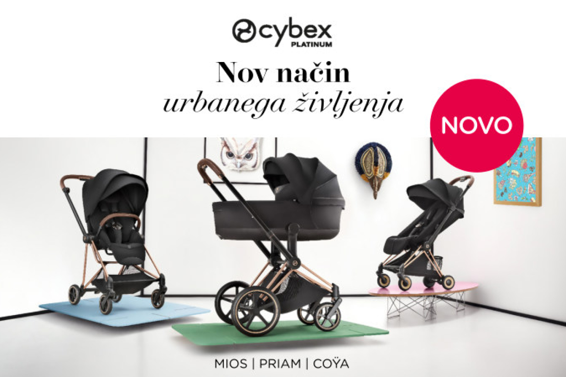 Cybex predstavil novo linijo Platinum za sodobno mobilnost