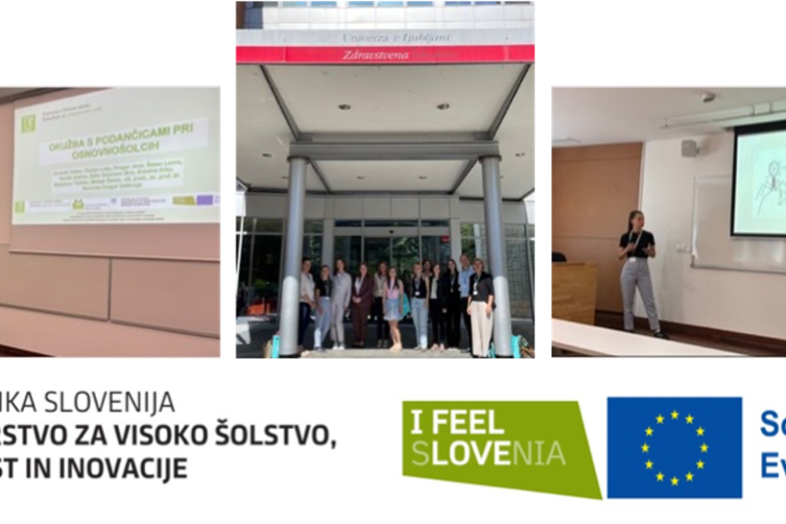 Študenti UNM FZV na konferenci Skupaj za zdrav jutri predstavili dva projekta PUŠ