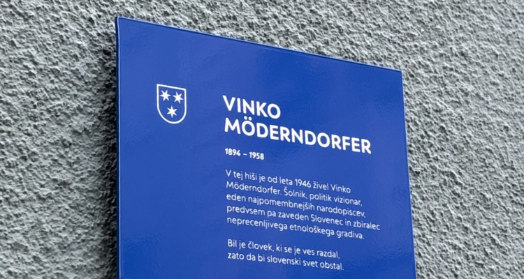 V Celju odkrili spominsko obeležje Vinku Möderndorferju